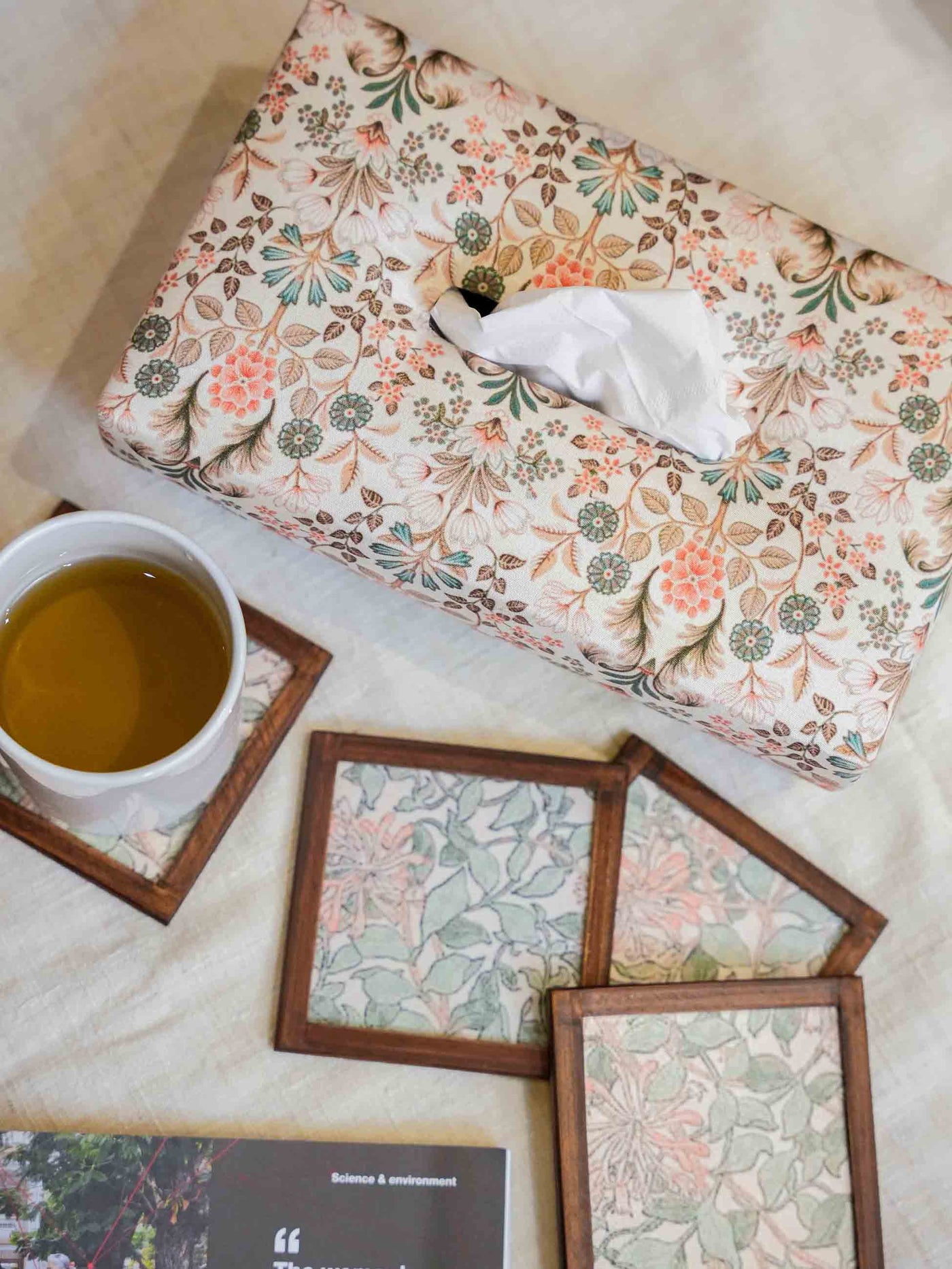 Tissue Box and Coaster Sets for Your Home