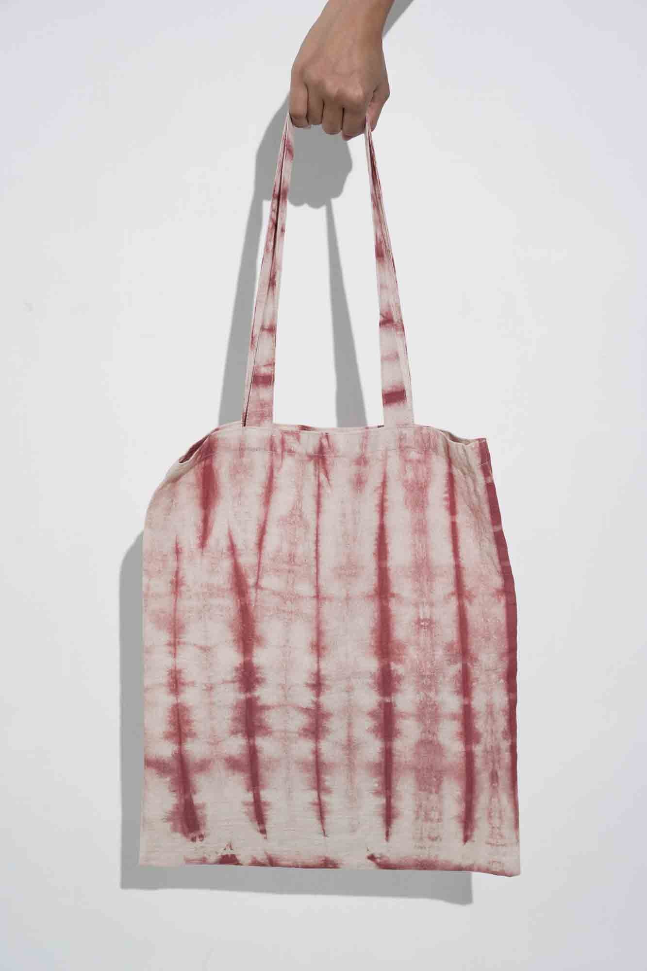 Autumn Hues Brown Tie - Dye Tote Bag