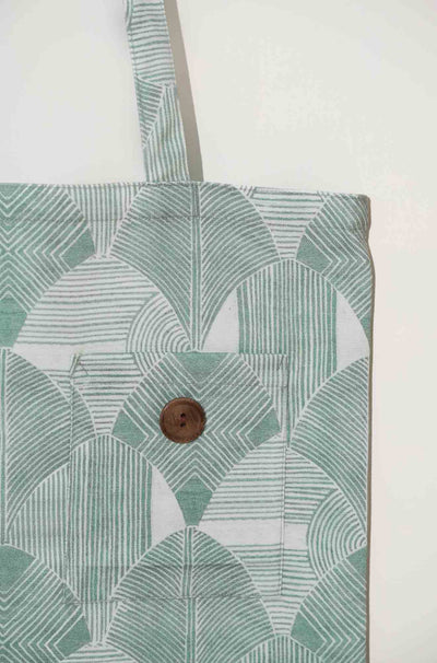 Forest Fern Green Tote Bag