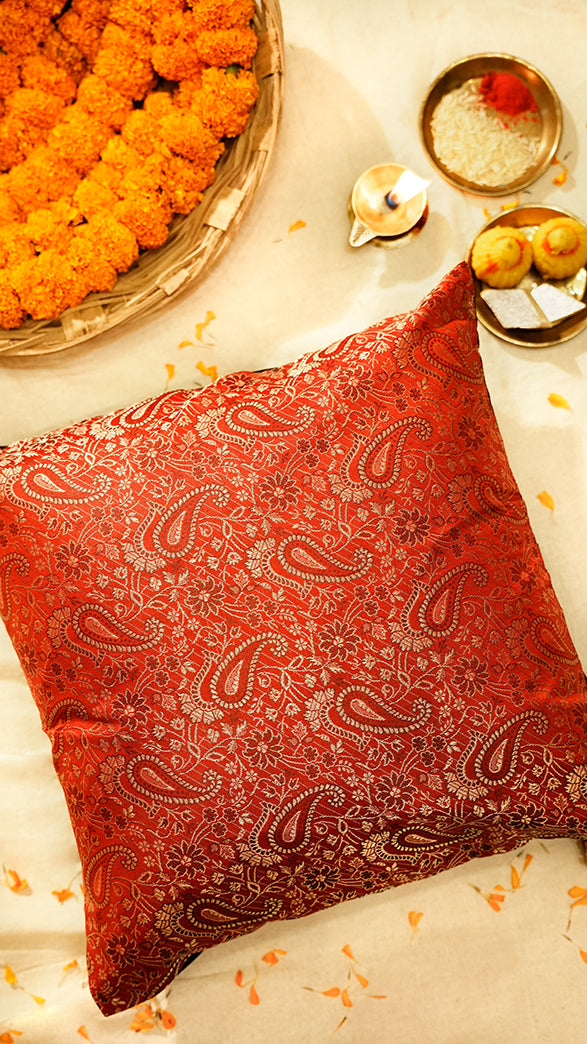 Vibrant Festival Cushion Cover