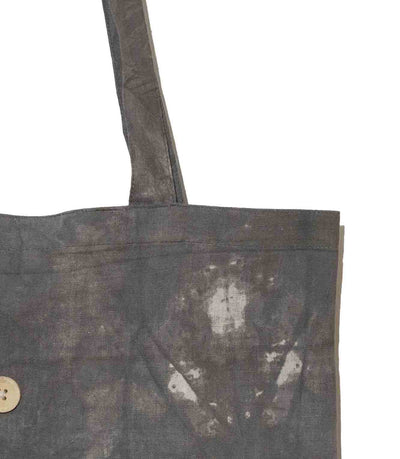 Midnight Marble Black Tie-Dye Tote Bag