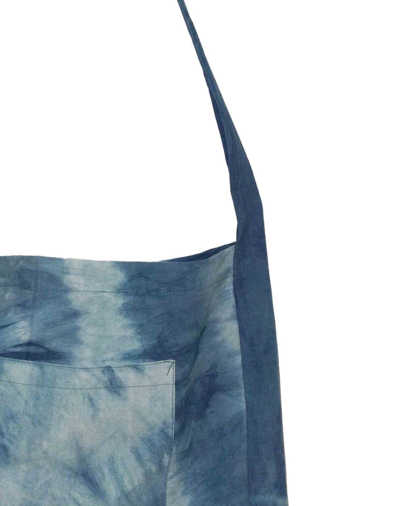 Midnight Blues Tie-Dye Tote Bag