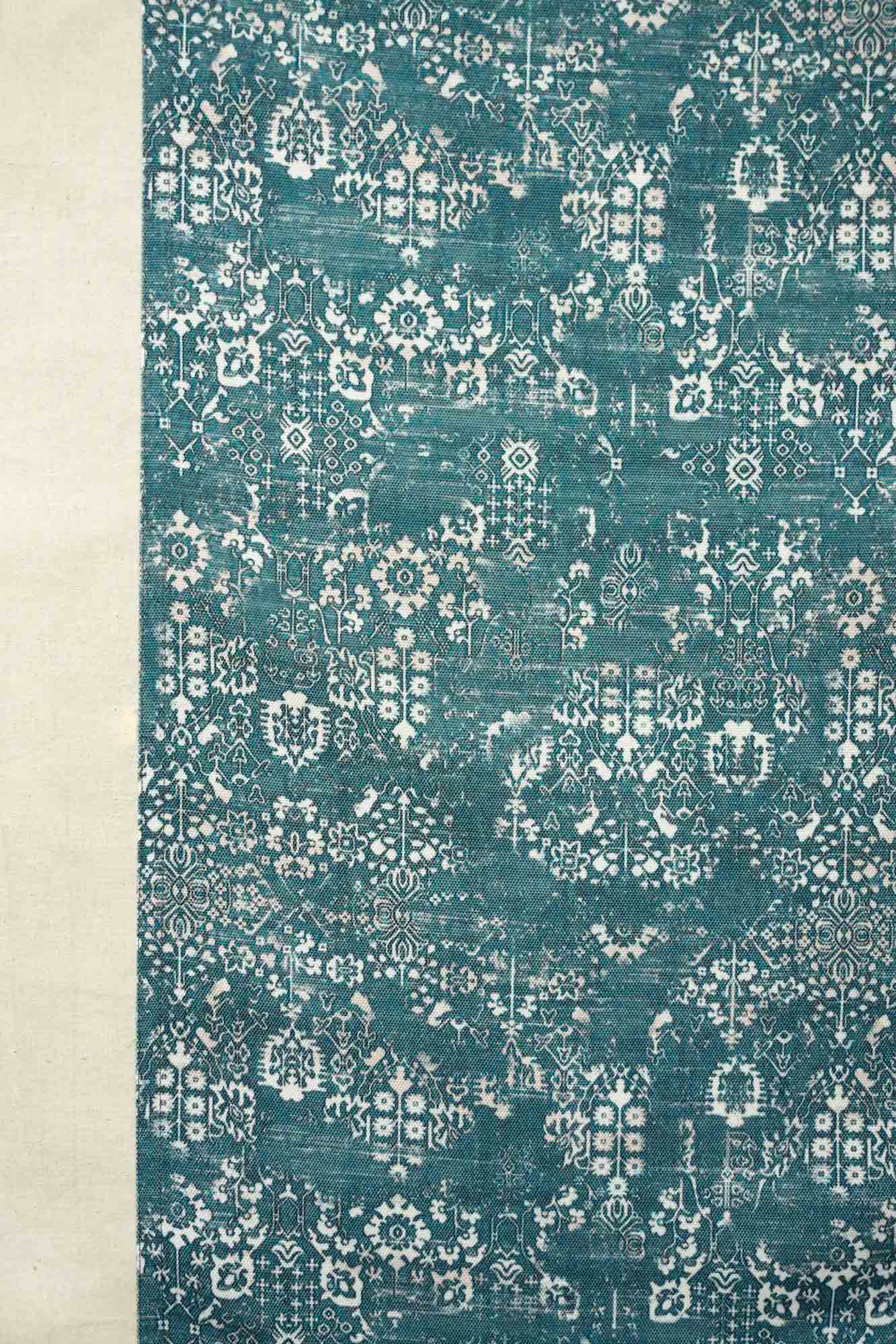 Printed Elegance -  Cotton Table Runner with Digital Design