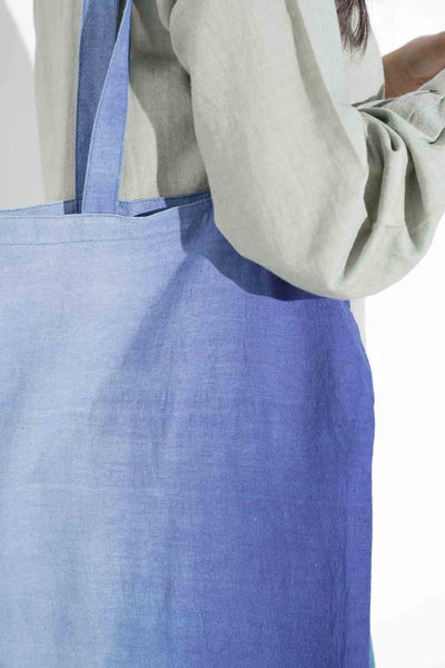 Ocean Mist Blue gradation Tote Bag