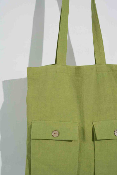 Lush Lime Green Tote Bag