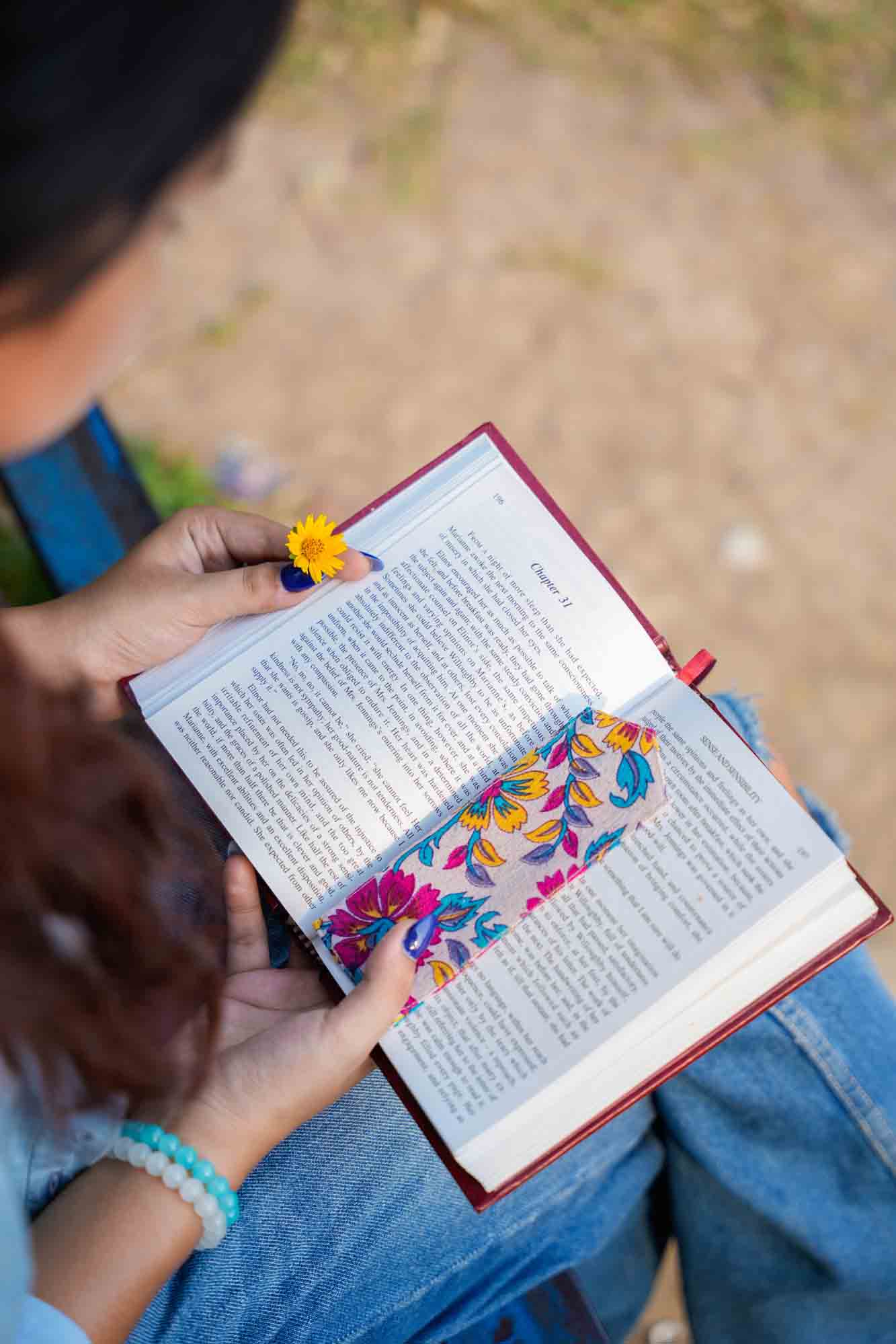 Blossoming Beauty Bookmark - set of 5 pc