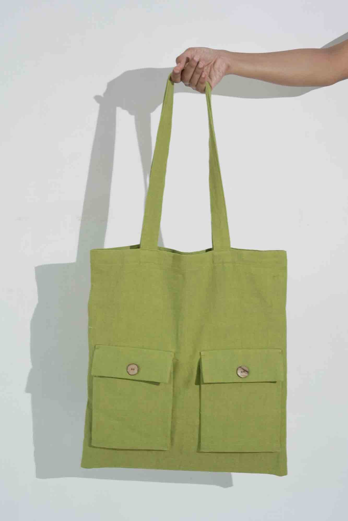 Lush Lime Green Tote Bag